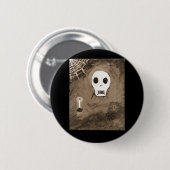 schedel0017 ronde button 5,7 cm (Voorkant /achterkant)
