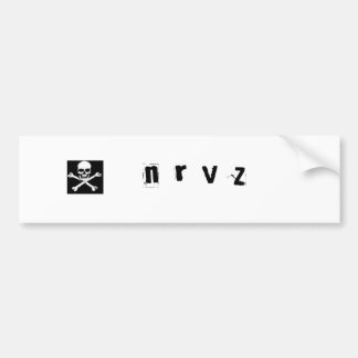 schedel2, n r v z bumpersticker