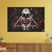 schedel 888 canvas afdruk (Insitu (Woonkamer))
