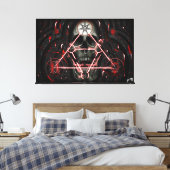 schedel 888 canvas afdruk (Insitu (Slaapkamer))