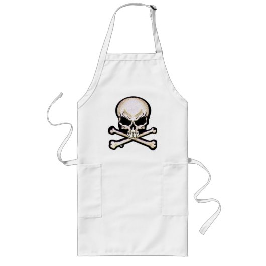 schedel apron lang schort (Voorkant)