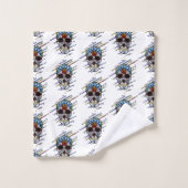 schedel bad handdoek (Wasdoekje)