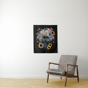 SCHEDEL BLOEMEN WANDKLEED