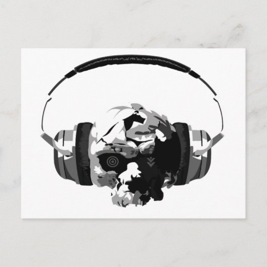 schedel briefkaart (Voorkant)