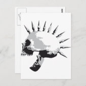 schedel briefkaart (Voorkant / Achterkant)