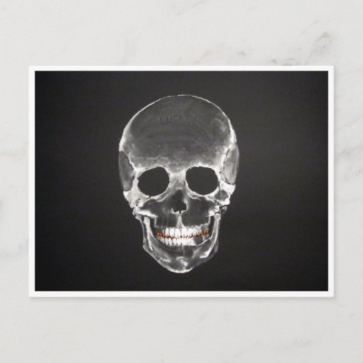 schedel briefkaart (Voorkant)
