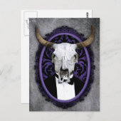 schedel briefkaart (Voorkant / Achterkant)