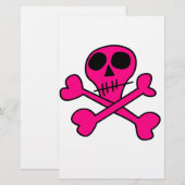 schedel briefpapier (Voorkant / Achterkant)