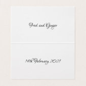 Schedel bruiloft papavers kaart (Binnenkant ongevouwen)