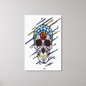 schedel canvas afdruk (Voorkant)