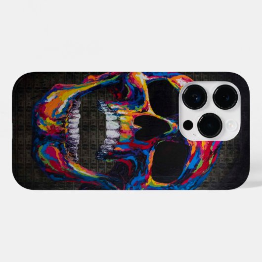 schedel Case-Mate iPhone case (Achterkant (horizontaal))