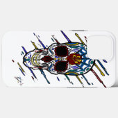 schedel Case-Mate iPhone case (Achterkant (horizontaal))