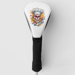 Schedel Chef Kookgekheid � Grappig Koken Skelet Golfheadcover