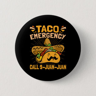Schedel Cinco de Drinko Grappig Cinco de Mayo Mann Ronde Button 5,7 Cm