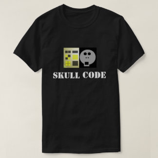 Schedel Code V2: Skullnskin Grafische T-shirt Door