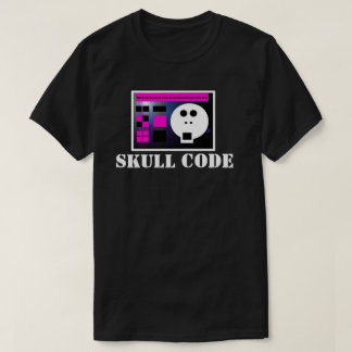 Schedel Code V4: Skullnskin Grafische T-shirt Door