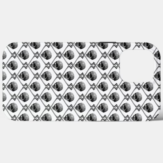 schedel Craneo patroon Case-Mate iPhone Case (Achterkant (horizontaal))