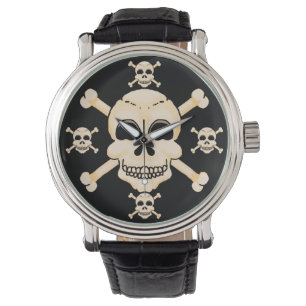 Schedel & Crossbones Polshorloge Horloge