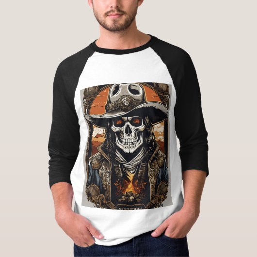 Schedel & Crossbones Threads T-shirt (Voorkant)