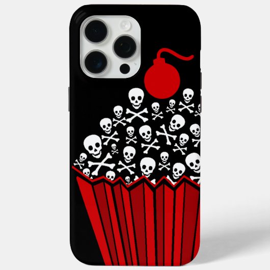 Schedel Cupcake Case-Mate iPhone Hoesje (Achterkant)