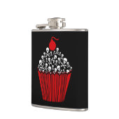 Schedel cupcake fles heupfles (Links)