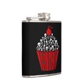 Schedel cupcake fles heupfles (Rechts)