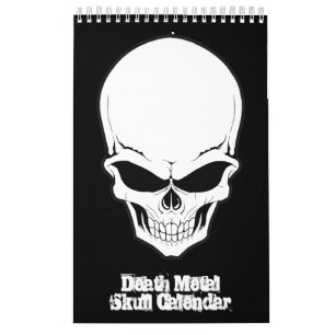 Schedel 💀 Death Metal Schedel Collectie Kalender