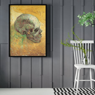 Schedel door Vincent van Gogh, Vintage Impressioni Poster