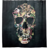  schedel douchegordijn (Voorkant)