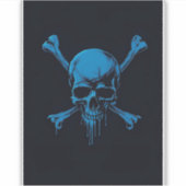 Schedel en Been Sticker (Voorkant)