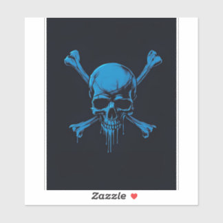Schedel en Been Sticker