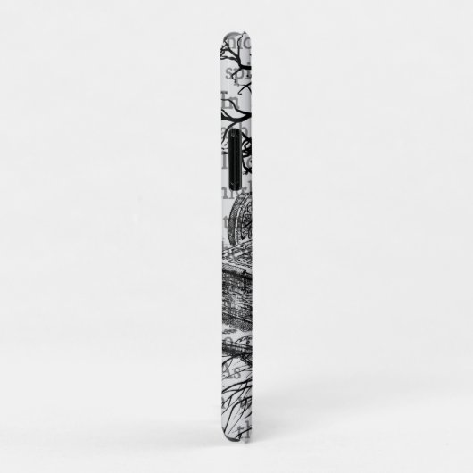 schedel en boeken Case-Mate iPhone case (Achterkant/rechts)