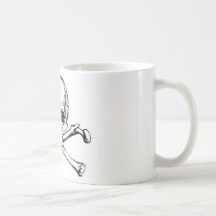 Schedel en Bot Koffiemok