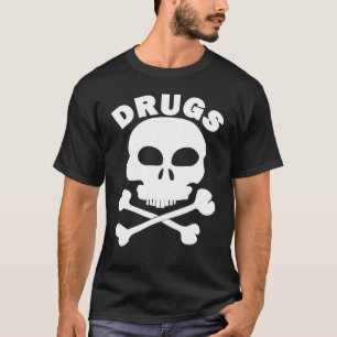 Schedel en Botten Geneesmiddel Schaats Punk T-shirt