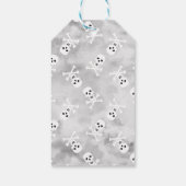 Schedel en Botten Halloween Bedankkaartje Cadeaulabel (Achterkant)