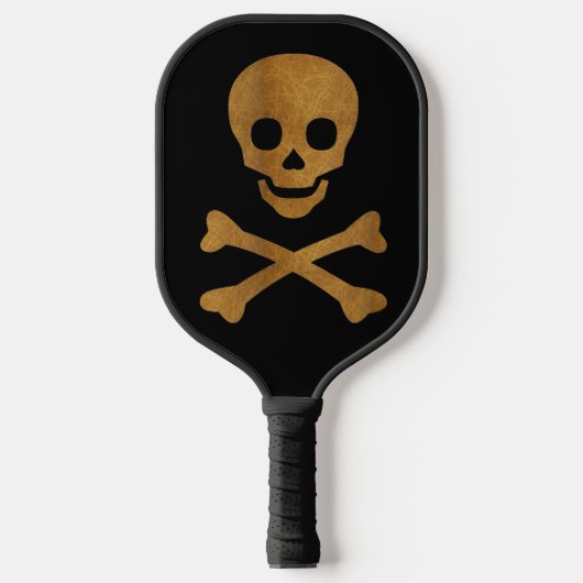 Schedel en Botten Pickleball Paddle (Voorkant)