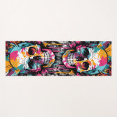 Schedel en Botten Yoga Mat - Skull Yoga Mat (Voorkant (horizontaal))