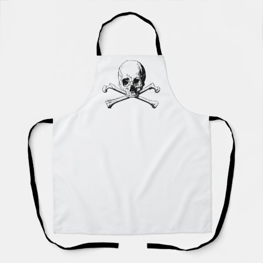 Schedel en Crossbones Pirate Jolly Roger Schort (Voorkant)