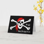 Schedel en DwarsBot Kaart (Gele Bloem)