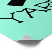 schedel en haken poster (Hoek)