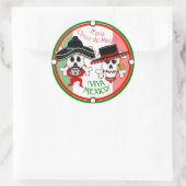 Schedel en Kruisbeenderen Cinco de Mayo sticker (Tas)