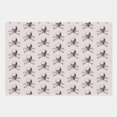 Schedel en Kruisbeenderen Pirate Wrapping Papier B Inpakpapier Vel (Voorkant 2)