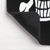 schedel en kruisgraten mousepad muismat (Hoek)