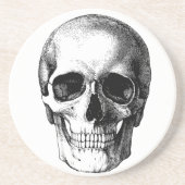 schedel en maangriep zandsteen onderzetter (Voorkant)