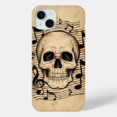 Schedel en notities Case-Mate iPhone case (Achterkant)