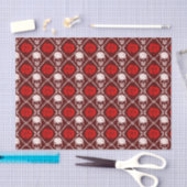 schedel en rozen tissuepapier (Craft)