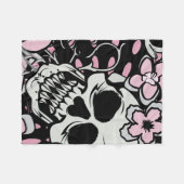  schedel fleece deken (Voorkant (Horizontaal))