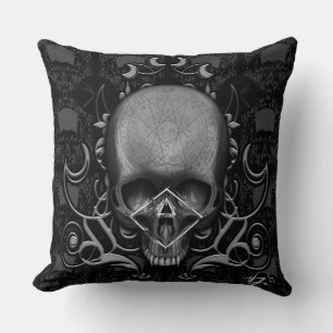 schedel Floral patroon Kussen