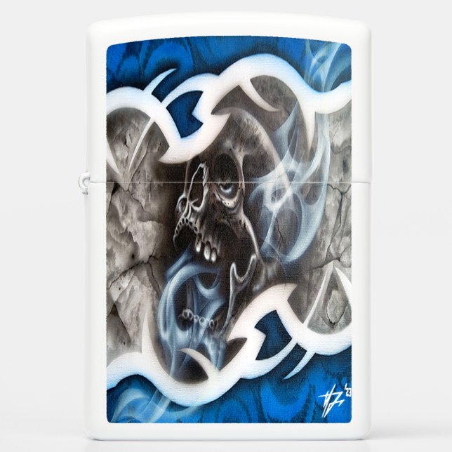 Schedel gordijn streep serie vol.2 (Voorkant)