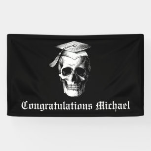 Schedel Gotische Afstudeerfeest Radiologie Spandoek